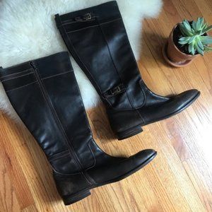 50% off today J. Crew Brown Dressage Riding Boots